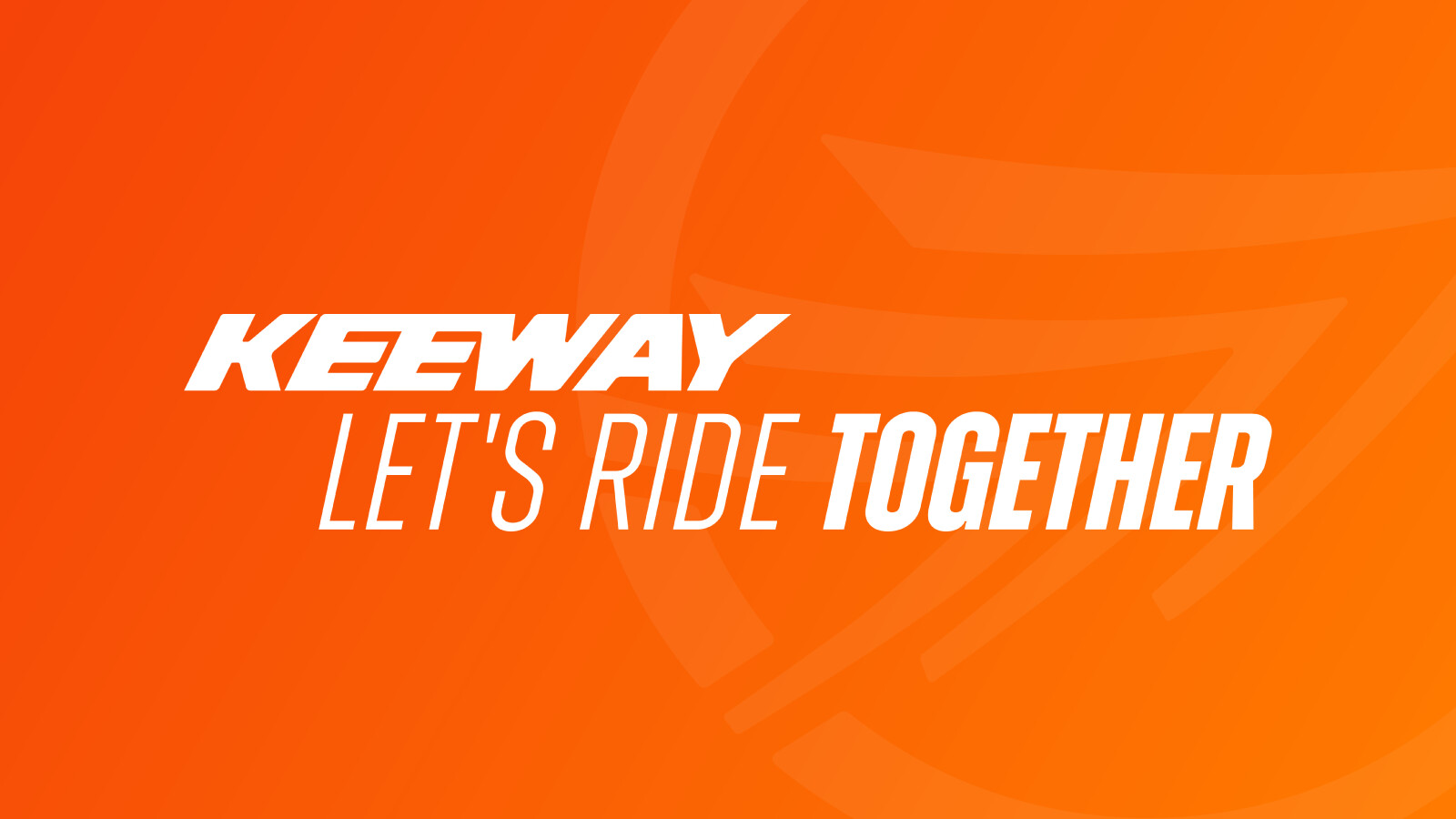 Společnost Keeway představuje novou kapitolu: Nové logo a slogan "LET'S RIDE TOGETHER"